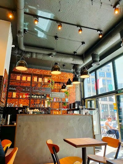Interior of Prześniona X Łoskot Cafe in 00-013 Warszawa