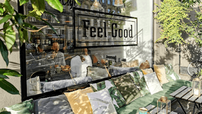 Interior of Café Feel Good in K