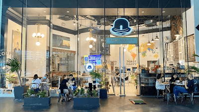 Interior of Caravan Black Coffee Company in Metro Manila