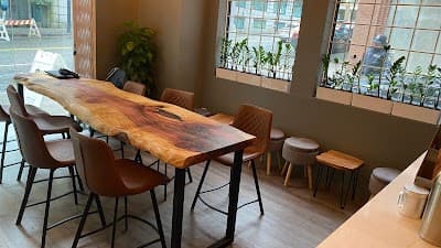 Interior of Guffo Café in BC V6C 3N2