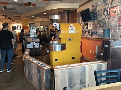 Interior of Caffe Amouri Coffee Roaster in VA 22180