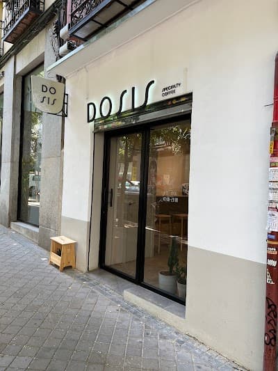 Interior of Dosis Cafe in Madrid