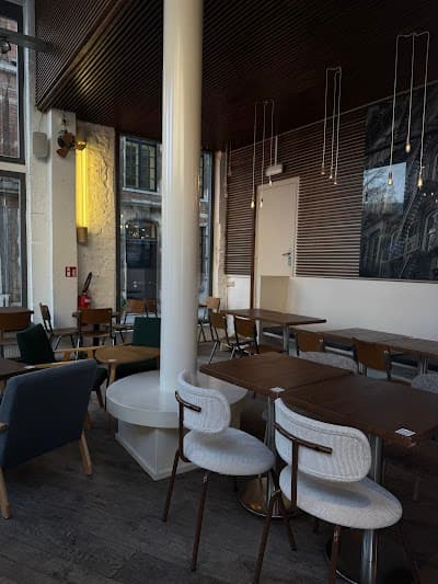 Interior of Café du Sablon in Bruxelles