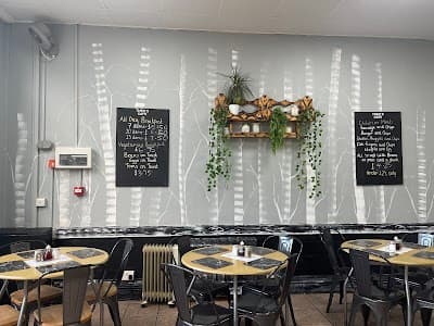 Interior of MK Cafe in Stafford ST16 2BP