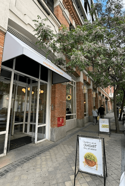 Interior of Maison Kayser in Madrid