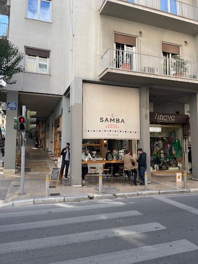 Interior of Samba Coffee Roasters | The Shop in Athina 106 73