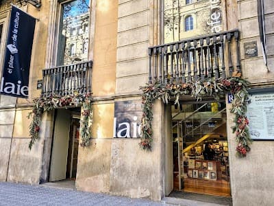 Interior of Laie Llibreria Cafè in Barcelona