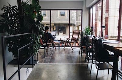Interior of Kava Coffee in Beyoğlu/İstanbul