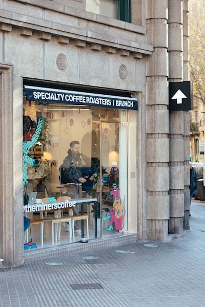 Interior of The Miners Coffee Gran Via in Barcelona