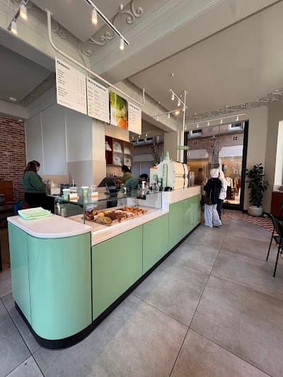 Interior of Blank Street Coffee in Manchester M2 4JQ