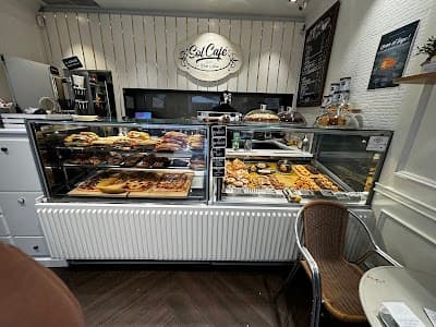 Interior of Sol cafe del Carmen in Madrid
