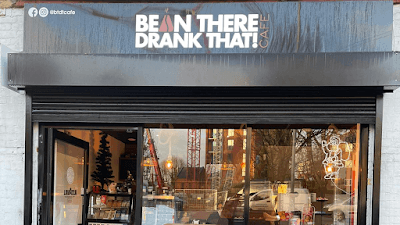 Interior of Bean there, Drank That! Cafe in West Drayton UB7 9DY