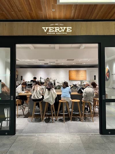 Interior of Verve Coffee Roasters NEWoMan Shinjuku Store in Sendagaya