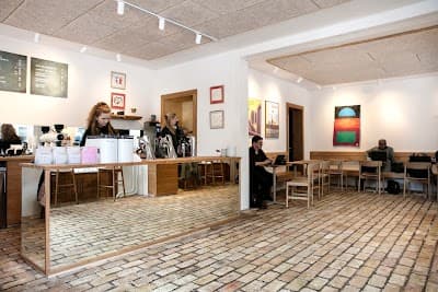 Interior of Coffee Collective Sankt Hans Torv in København