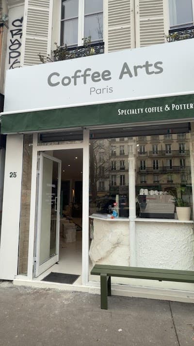Interior of Coffee Arts Paris in Paris