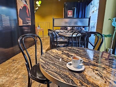 Interior of Leesar Coffee in Seoul