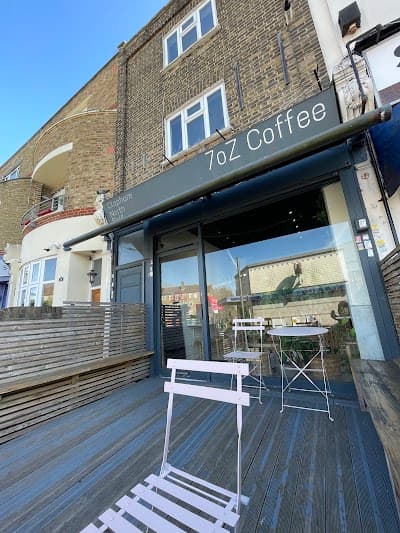 Interior of 7oZ Coffee in London SW4 7SH