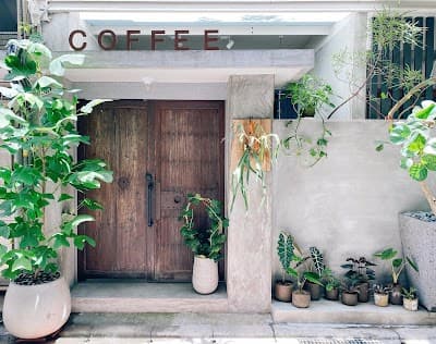 Interior of Jack & NaNa coffee store in Taipei City