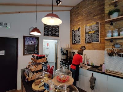 Interior of Ahaba Cafe in London E3 3PX