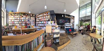 Interior of Little Tree Books and Coffee in Athina 117 42