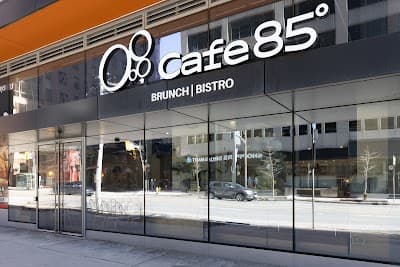 Interior of Cafe 85 in ON M5G 0C3