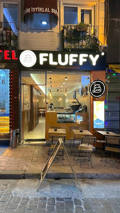 Interior of Fluffy - Japanese Desserts and Specialty Coffee (Taksim) in Beyoğlu/İstanbul
