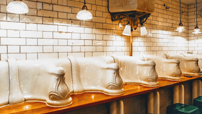 Interior of Attendant Coffee Roasters | Fitzrovia in London W1W 6DY