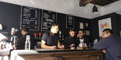 Interior of Café Cultura in Pue.