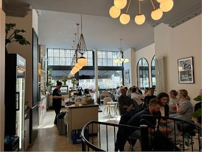 Interior of May Café in Berlin
