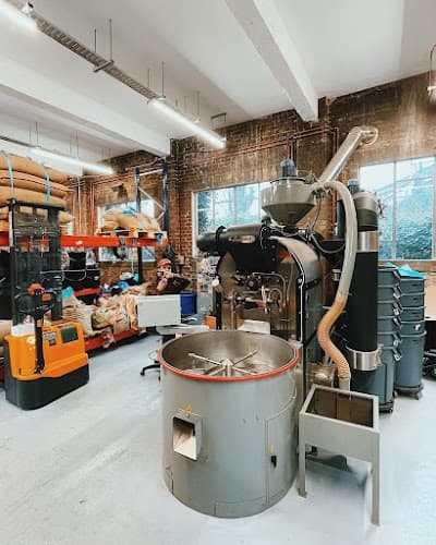 Interior of Dark Arts Coffee in London E9 6JH