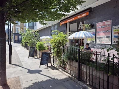 Interior of The ARC Cafe in London N1 7DF