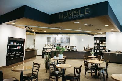 Interior of Humble Coffee Roasters in AB T2P 4H5