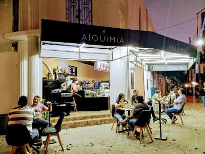 Interior of Alquimia Café in CDMX