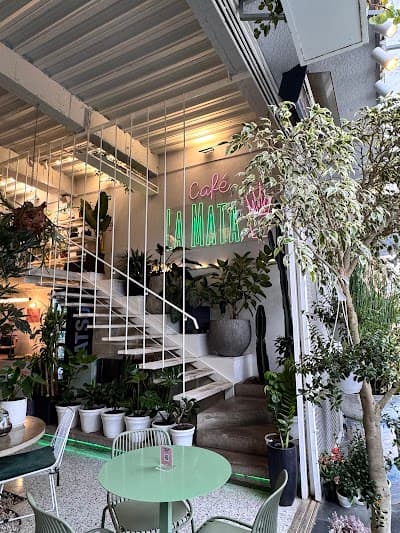 Interior of La Mata Coffee Place in Bogotá