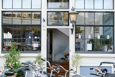 Interior of Sango Specialty Coffee Roasters in MZ Amsterdam