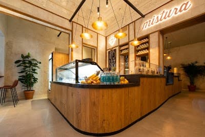 Interior of Mistura Ice Cream in Madrid