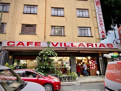 Interior of Café Villarías in CDMX