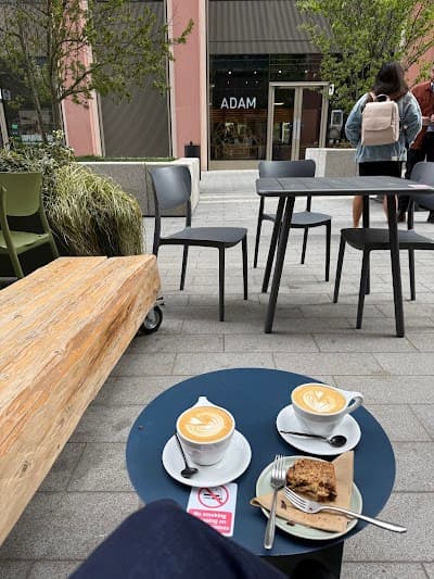 Interior of Nostos Coffee in London SW1H 0BF