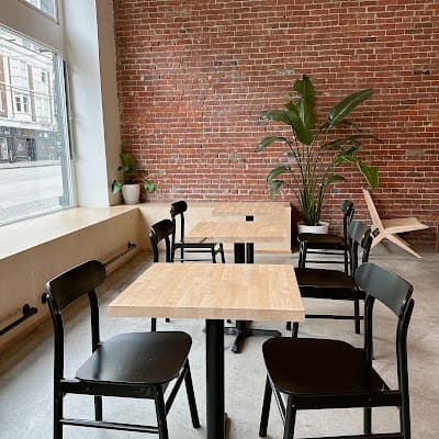 Interior of Saunter Coffee in BC V6B 1T3
