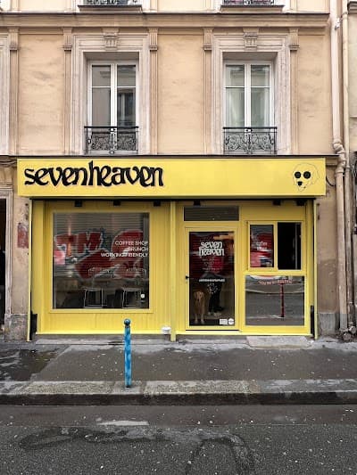 Interior of Seven Heaven • Coffee Lunch Brunch in Paris