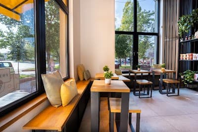 Interior of Sip Sip specialty coffee in București