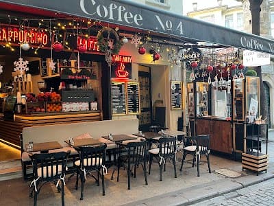 Interior of Coffee No.4 in Fatih/İstanbul