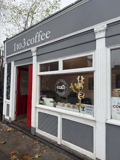 Interior of 1 to 3 Coffee in London N8 9DJ