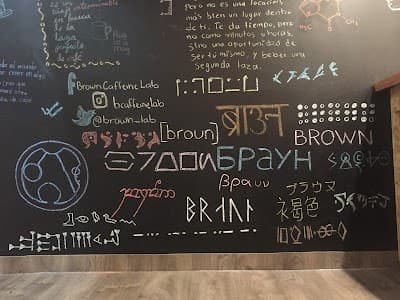 Brown Caffeine Lab atmosphere