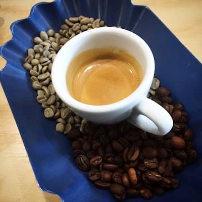 Brown Caffeine Lab coffee
