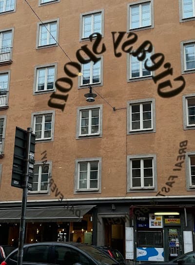 Interior of Greasy Spoon in 112 38 Stockholm