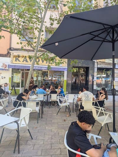 Interior of Kavovar Madrid in Madrid