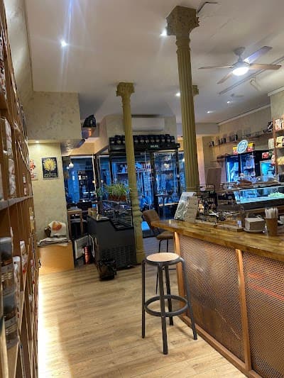 Interior of Café Kimbo in Madrid