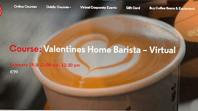Interior of Dublin Barista School in D02 PF57