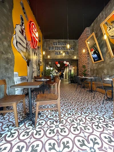Interior of Pablo Artisan Coffee - Rıhtım in Kadıköy/İstanbul
